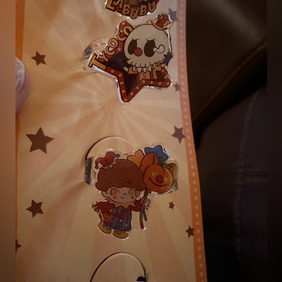 Labubu Cartoon Character Rings Set - Picture 3 of 9